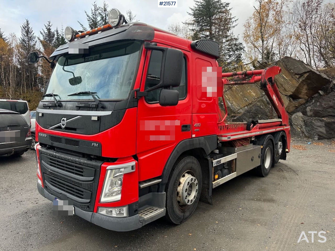Volvo FM 410 liftdumper 6x2 m/ Laxo påbygg, utskyt og rotator. - Camion container de gunoi: Foto 3 Volvo FM 410 liftdumper 6x2 m/ Laxo påbygg, utskyt og rotator. - Camion container de gunoi: Foto 3