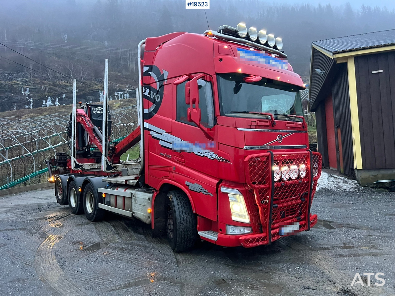Volvo Fh540 8x4 Tømmerbil m/ 2016 M110L80 Palfinger krane og tømmerklype - Camion forestier: Foto 5 Volvo Fh540 8x4 Tømmerbil m/ 2016 M110L80 Palfinger krane og tømmerklype - Camion forestier: Foto 5