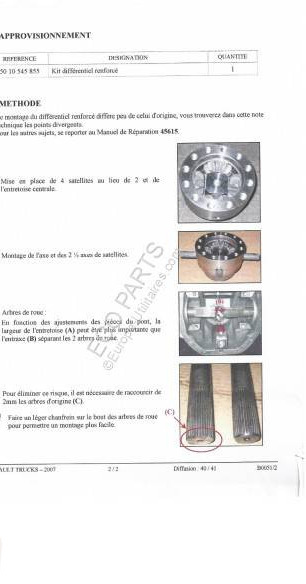 Renault Mascott - Diferențial pentru Autoutilitară: Foto 3 Renault Mascott - Diferențial pentru Autoutilitară: Foto 3