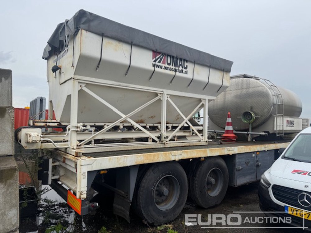 1988 JUMBO TV280C Tri-axle Split Spreader Trailer, Watertank, Hatz 1D41C engine, Conveyorbelt (Dutch Export Docs. Available) - Remorcă izoterma: Foto 3 1988 JUMBO TV280C Tri-axle Split Spreader Trailer, Watertank, Hatz 1D41C engine, Conveyorbelt (Dutch Export Docs. Available) - Remorcă izoterma: Foto 3