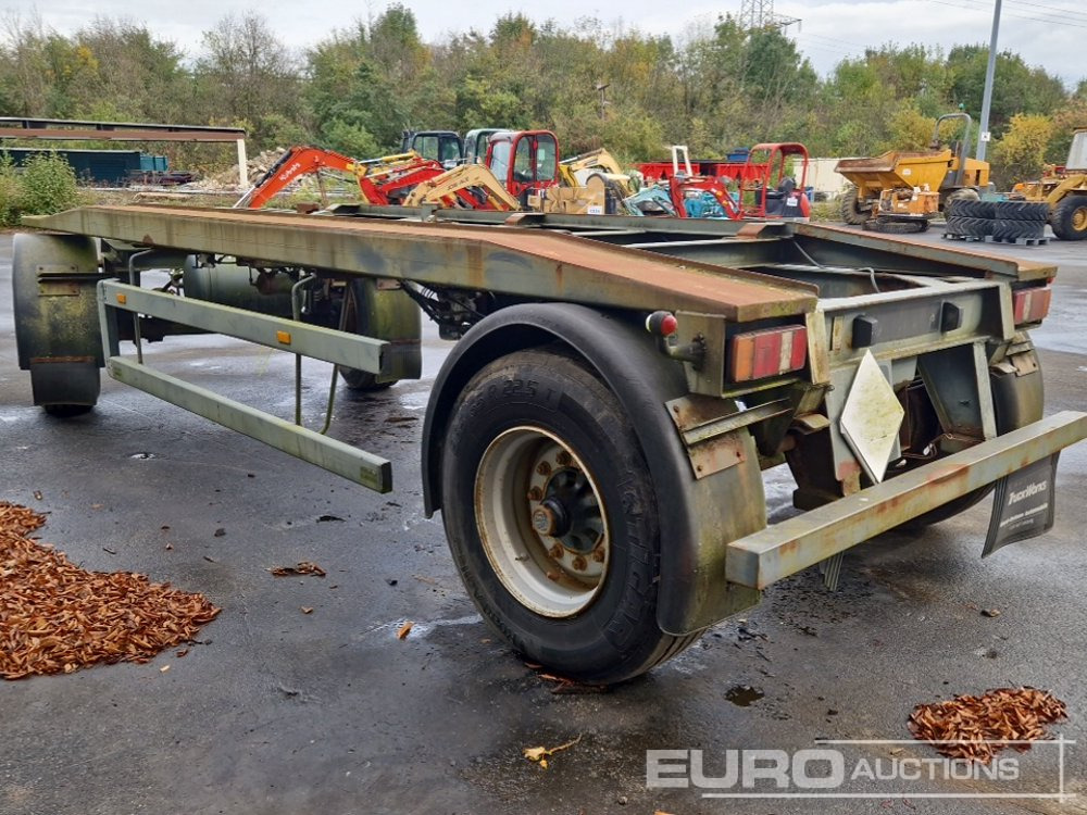 1992 RCA1850-65HE Twin Axle Container Trailer, max.18000 kg (German Reg. Docs. Part II Available) - Remorcă abroll/ Skiploader: Foto 3 1992 RCA1850-65HE Twin Axle Container Trailer, max.18000 kg (German Reg. Docs. Part II Available) - Remorcă abroll/ Skiploader: Foto 3