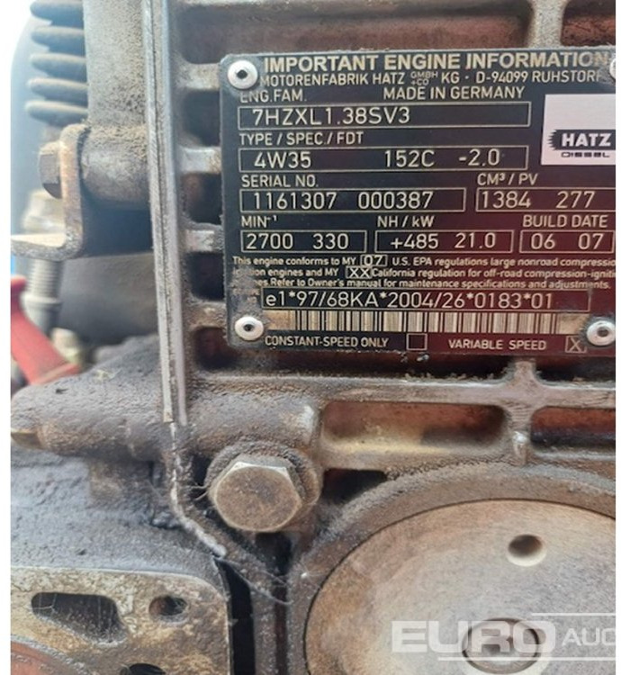 2007 Hamm HD10VV - Cilindru compactor: Foto 5 2007 Hamm HD10VV - Cilindru compactor: Foto 5