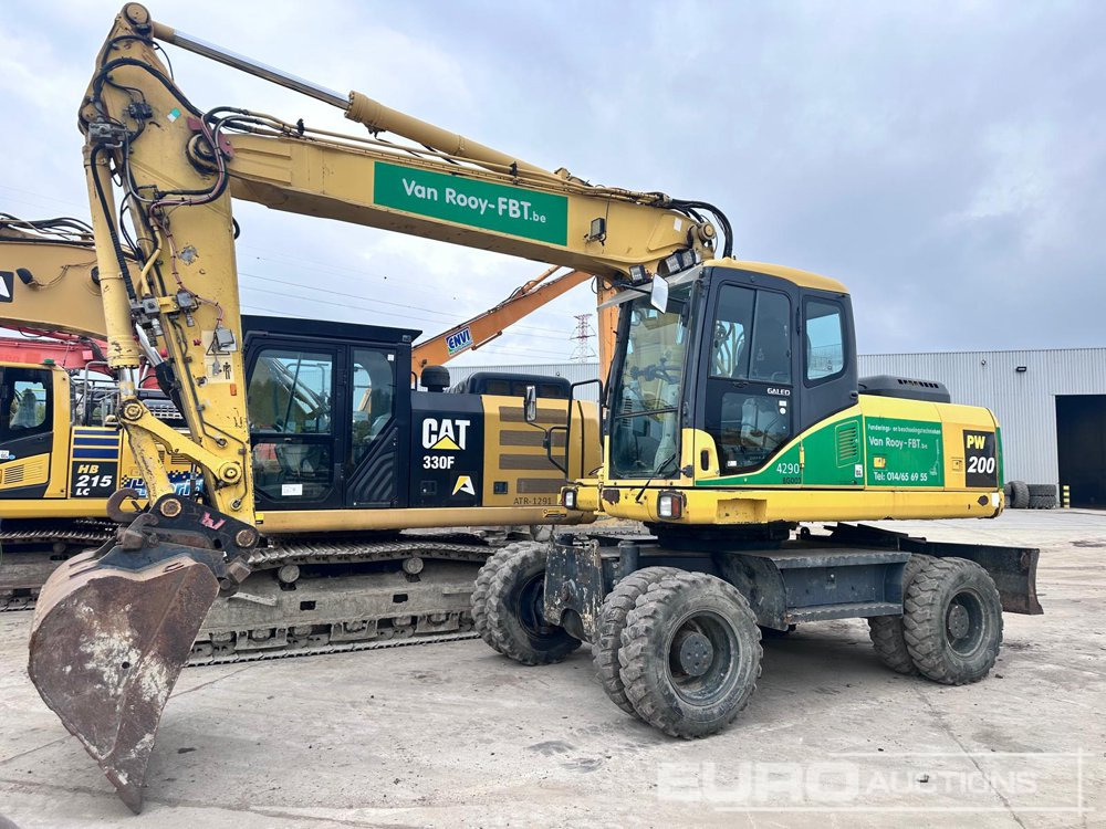 2009 Komatsu PW200-7H - Excavator pe roţi: Foto 1 2009 Komatsu PW200-7H - Excavator pe roţi: Foto 1