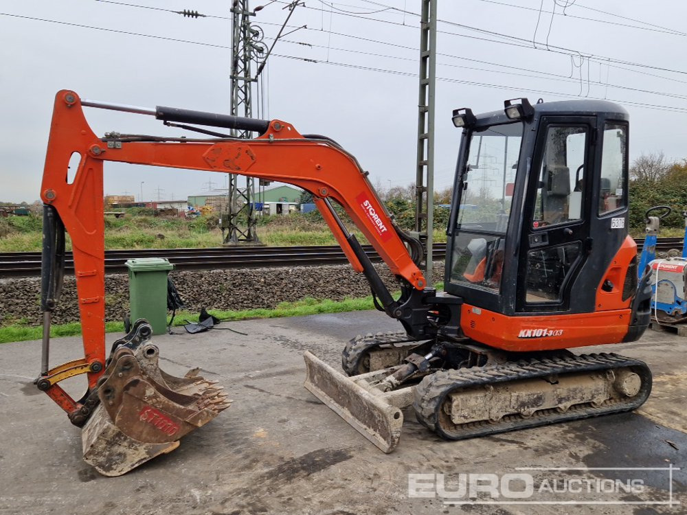 2014 Kubota KX101-3 A3 - Mini excavator: Foto 1 2014 Kubota KX101-3 A3 - Mini excavator: Foto 1
