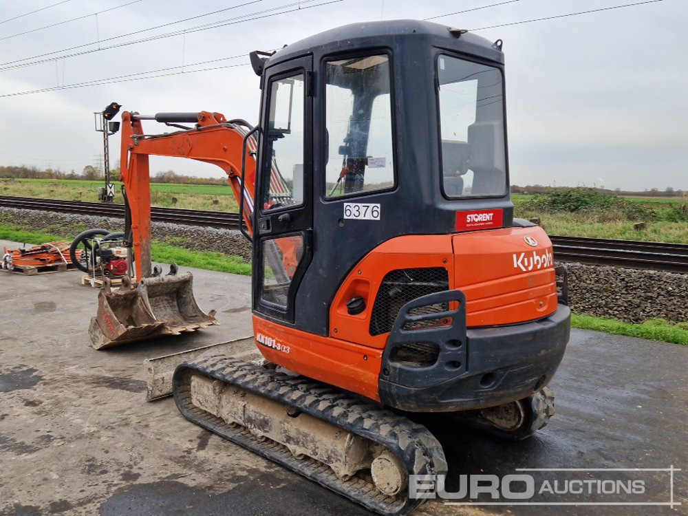 2014 Kubota KX101-3 A3 - Mini excavator: Foto 3 2014 Kubota KX101-3 A3 - Mini excavator: Foto 3