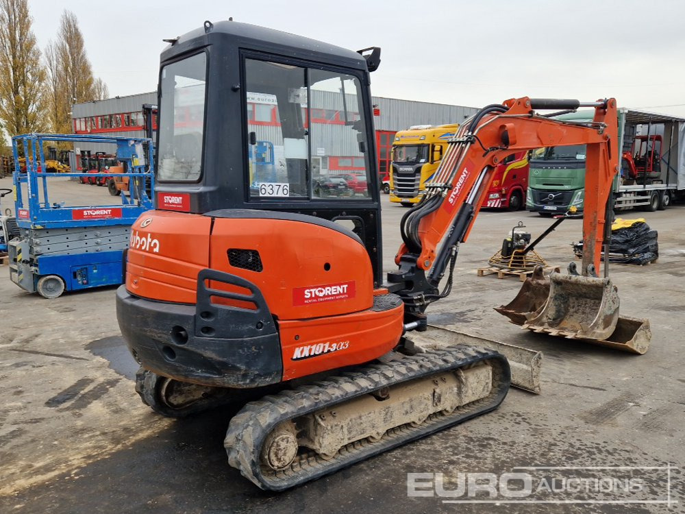 2014 Kubota KX101-3 A3 - Mini excavator: Foto 4 2014 Kubota KX101-3 A3 - Mini excavator: Foto 4