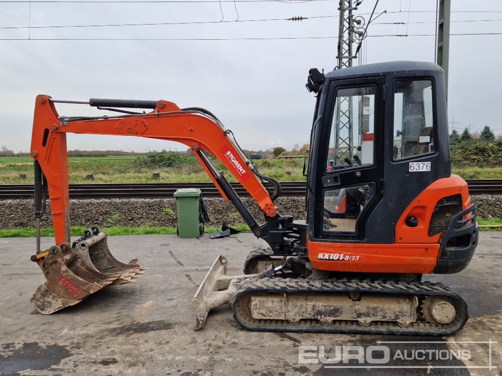 2014 Kubota KX101-3 A3 - Mini excavator: Foto 2 2014 Kubota KX101-3 A3 - Mini excavator: Foto 2