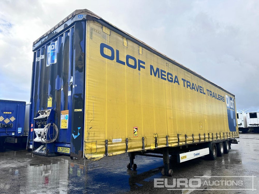 2015 Krone Mega Liner, Curtainsider, 3 Axle (Dutch Reg. Docs) - Semiremorcă prelată: Foto 1 2015 Krone Mega Liner, Curtainsider, 3 Axle (Dutch Reg. Docs) - Semiremorcă prelată: Foto 1