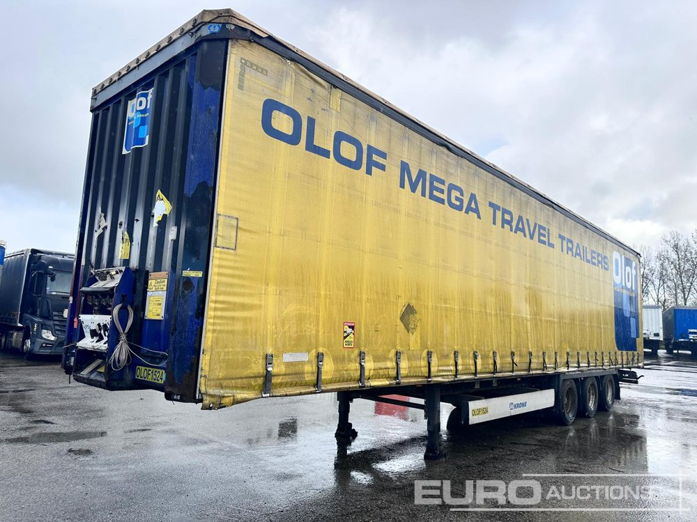 2015 Krone Mega Liner, Curtainsider, 3 Axle (Dutch Reg. Docs) - Semiremorcă prelată: Foto 1 2015 Krone Mega Liner, Curtainsider, 3 Axle (Dutch Reg. Docs) - Semiremorcă prelată: Foto 1