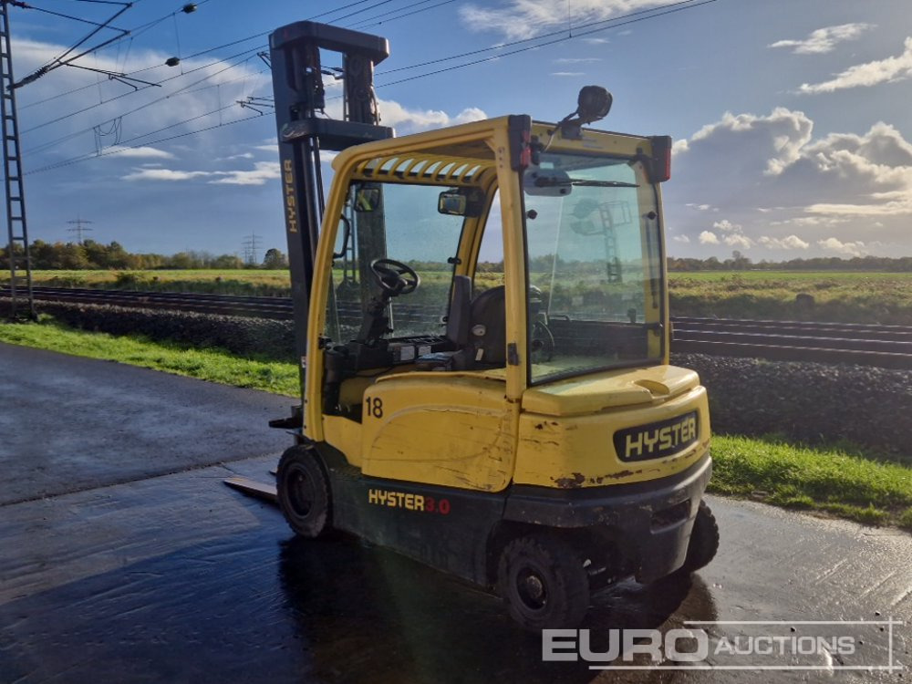 2016 Hyster J3.0XN 3 Ton Electric Forklift, 2 Stage Mast, Forks, - Electrostivuitor: Foto 3 2016 Hyster J3.0XN 3 Ton Electric Forklift, 2 Stage Mast, Forks, - Electrostivuitor: Foto 3