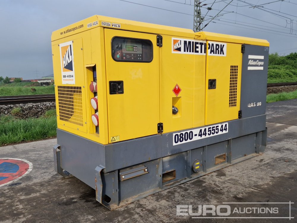 2017 Atlas Copco QAS80 ST3 - Generator electric: Foto 1 2017 Atlas Copco QAS80 ST3 - Generator electric: Foto 1