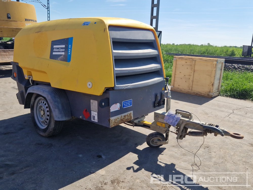 2017 Atlas Copco XAS68 130CFM - Compresor de aer: Foto 4 2017 Atlas Copco XAS68 130CFM - Compresor de aer: Foto 4