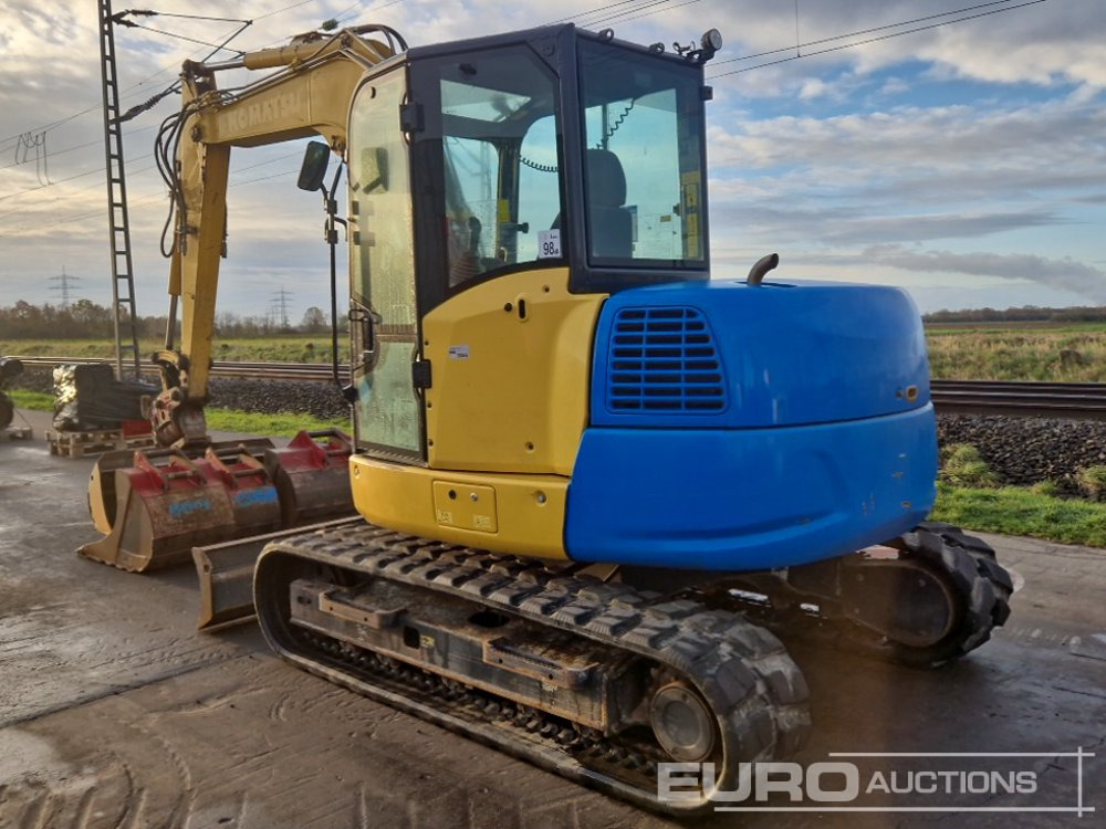2018 Komatsu PC80MR-5 - Mini excavator: Foto 3 2018 Komatsu PC80MR-5 - Mini excavator: Foto 3