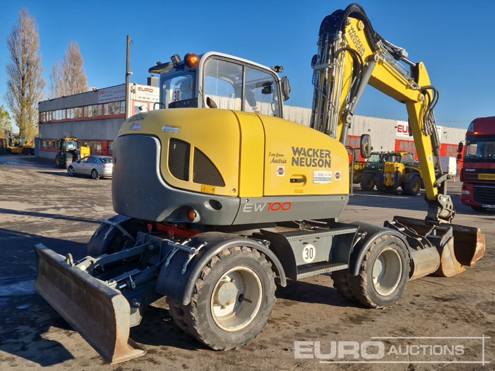 2018 Wacker Neuson EW100 - Excavator pe roţi: Foto 5 2018 Wacker Neuson EW100 - Excavator pe roţi: Foto 5