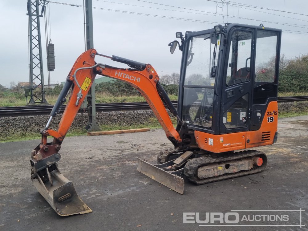2019 Hitachi ZX19-5A CR - Mini excavator: Foto 1 2019 Hitachi ZX19-5A CR - Mini excavator: Foto 1