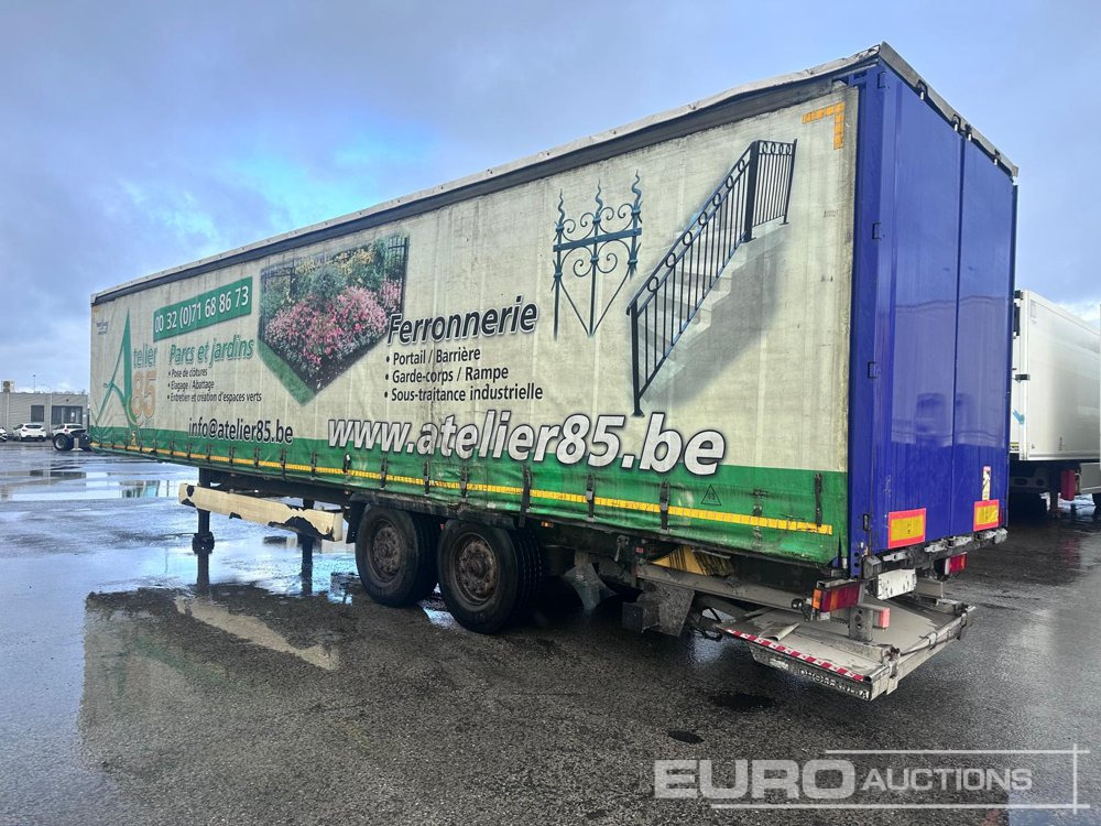 Krone Curtainsider Trailer, 2 Axle, Taillift (Belgium Reg. Docs) - Semiremorcă prelată: Foto 2 Krone Curtainsider Trailer, 2 Axle, Taillift (Belgium Reg. Docs) - Semiremorcă prelată: Foto 2