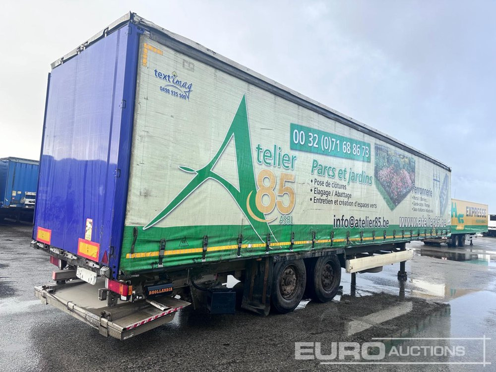 Krone Curtainsider Trailer, 2 Axle, Taillift (Belgium Reg. Docs) - Semiremorcă prelată: Foto 3 Krone Curtainsider Trailer, 2 Axle, Taillift (Belgium Reg. Docs) - Semiremorcă prelată: Foto 3