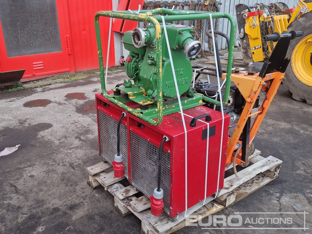 Pallet of asphalt saw, Electric Space Heater (2 of) Wacker water Pump - Incalzitor constructii: Foto 3 Pallet of asphalt saw, Electric Space Heater (2 of) Wacker water Pump - Incalzitor constructii: Foto 3