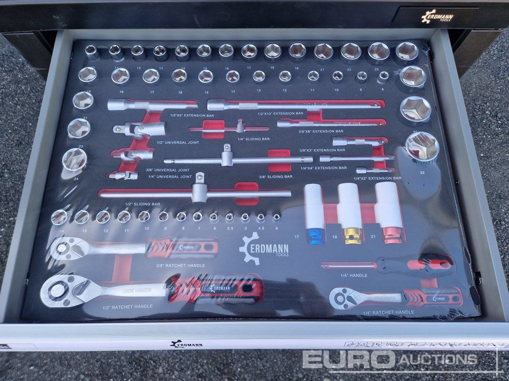 Unused Erdmann XXl Edition 7 Drawer Tool Cabinet c/w Profi Tools - Echipament de atelier: Foto 5 Unused Erdmann XXl Edition 7 Drawer Tool Cabinet c/w Profi Tools - Echipament de atelier: Foto 5