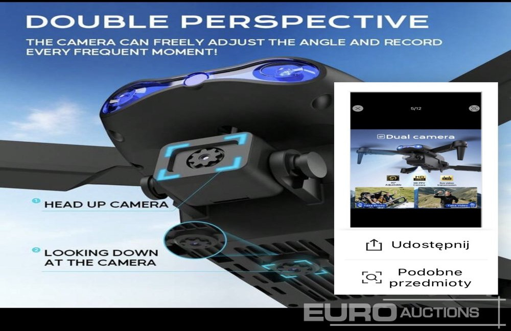 Unused K3 Foldable Drone PRO Black with HD Dual Cameras, Real-Time 2.4 Ghz WiFi, Speed Control, 50x Zoom, Avoidance, Optical Flow Position, Gesture Manipulation - Echipamente de constructii: Foto 3 Unused K3 Foldable Drone PRO Black with HD Dual Cameras, Real-Time 2.4 Ghz WiFi, Speed Control, 50x Zoom, Avoidance, Optical Flow Position, Gesture Manipulation - Echipamente de constructii: Foto 3