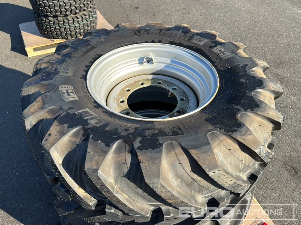 Unused Michelin 500/70R24 Tyre & Rim (2 of) - Anvelopă: Foto 5 Unused Michelin 500/70R24 Tyre & Rim (2 of) - Anvelopă: Foto 5