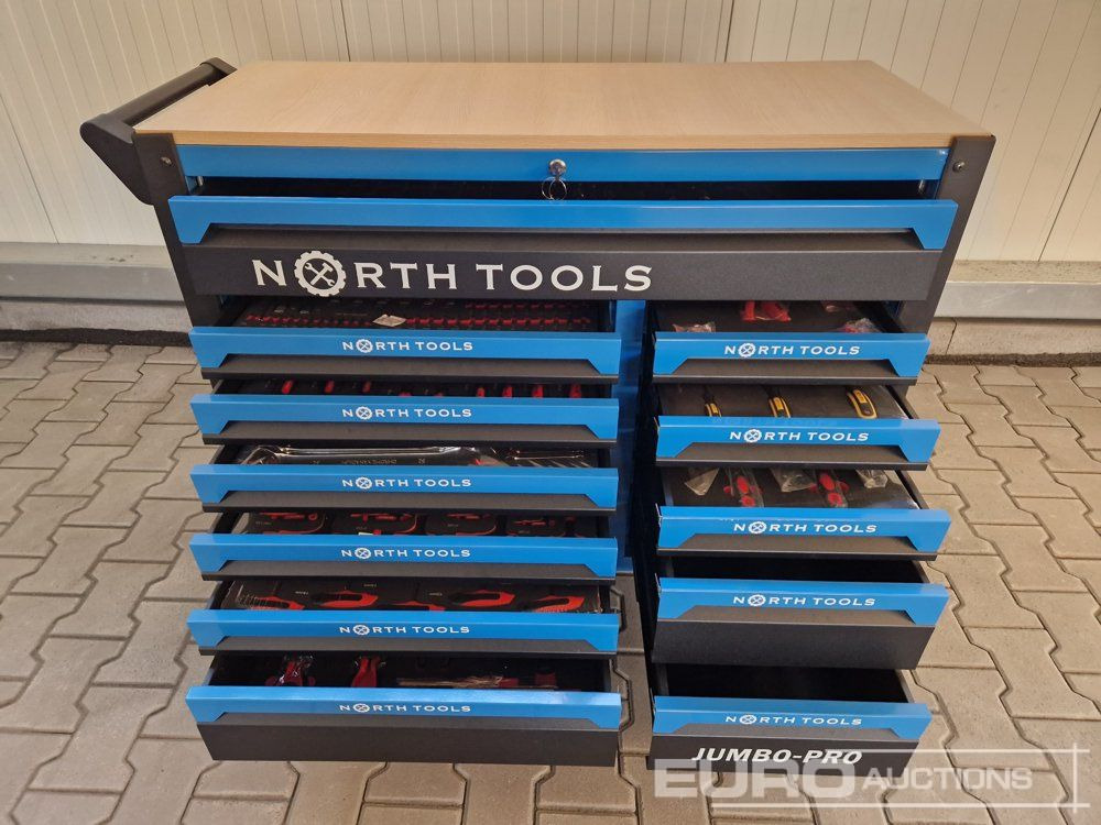 Unused NORTH-TOOL JUMBO-PRO 12 Drawer Tool Cabinet, Professional Tools - Echipament de atelier: Foto 5 Unused NORTH-TOOL JUMBO-PRO 12 Drawer Tool Cabinet, Professional Tools - Echipament de atelier: Foto 5