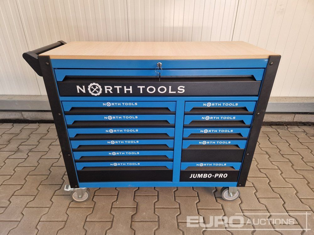 Unused NORTH-TOOL JUMBO-PRO 12 Drawer Tool Cabinet, Professional Tools - Echipament de atelier: Foto 4 Unused NORTH-TOOL JUMBO-PRO 12 Drawer Tool Cabinet, Professional Tools - Echipament de atelier: Foto 4