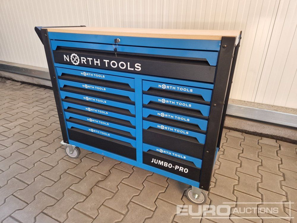 Unused NORTH-TOOL JUMBO-PRO 12 Drawer Tool Cabinet, Professional Tools - Echipament de atelier: Foto 3 Unused NORTH-TOOL JUMBO-PRO 12 Drawer Tool Cabinet, Professional Tools - Echipament de atelier: Foto 3