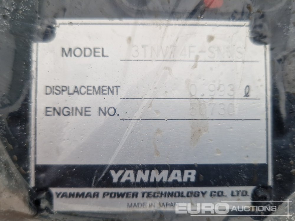 Motor Unused Yanmar 3TNV74F-SNNS: Foto 11