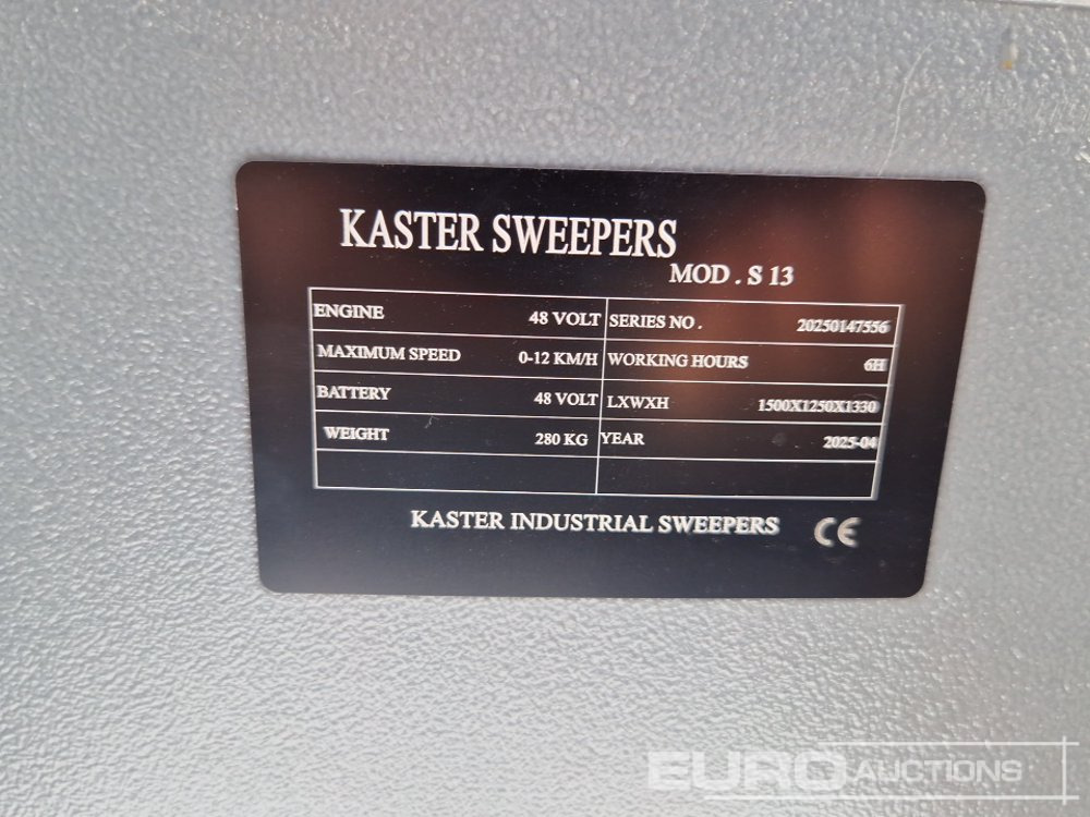 Măturătoare stradală Unused 2025 Kaster S.13: Foto 19