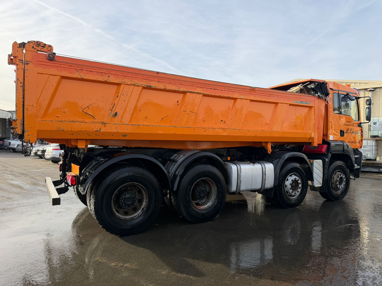 Camion basculantă Camion benne arrière MAN avec benne Meiller BC-823-PC: Foto 7