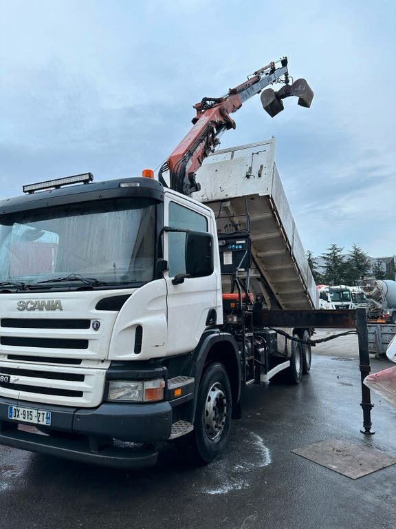 Scania P380 - Camion basculantă, Camion cu macara: Foto 1 Scania P380 - Camion basculantă, Camion cu macara: Foto 1