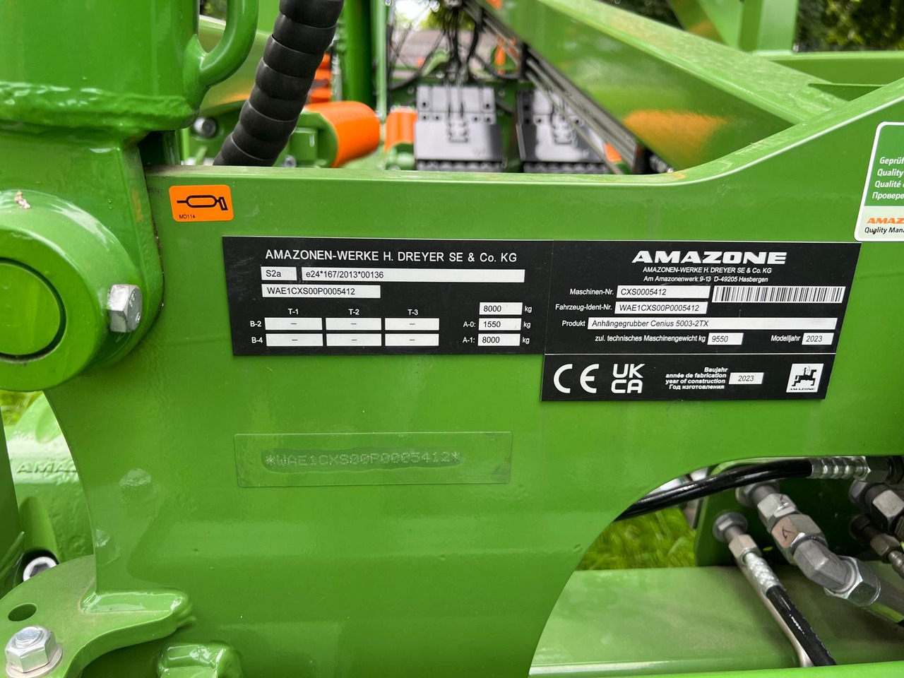 Amazone Grubber Cenius 5003-2TX - Cultivator: Foto 2 Amazone Grubber Cenius 5003-2TX - Cultivator: Foto 2