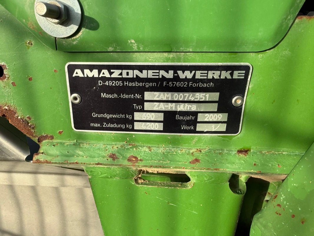 Amazone ZAM-Ultra 4200 Profis Hydro - Maşină de erbicidat: Foto 5 Amazone ZAM-Ultra 4200 Profis Hydro - Maşină de erbicidat: Foto 5