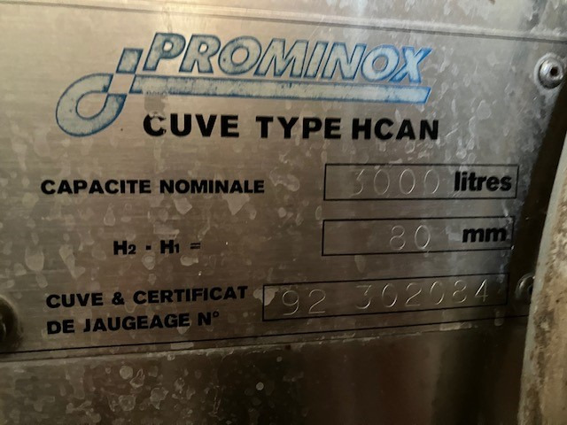 Utilaje de creştere vite Prominox 3000L Kühltank: Foto 6