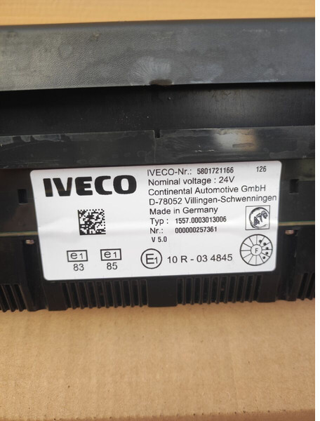 Iveco CLUSTER - DISPLAY - Tablou de bord pentru Camion: Foto 2 Iveco CLUSTER - DISPLAY - Tablou de bord pentru Camion: Foto 2