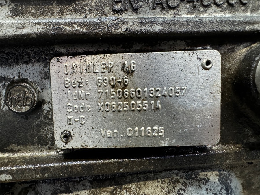 MERCEDES GEARBOX G90-6 // 715066 - Cutie de viteze pentru Camion: Foto 1 MERCEDES GEARBOX G90-6 // 715066 - Cutie de viteze pentru Camion: Foto 1