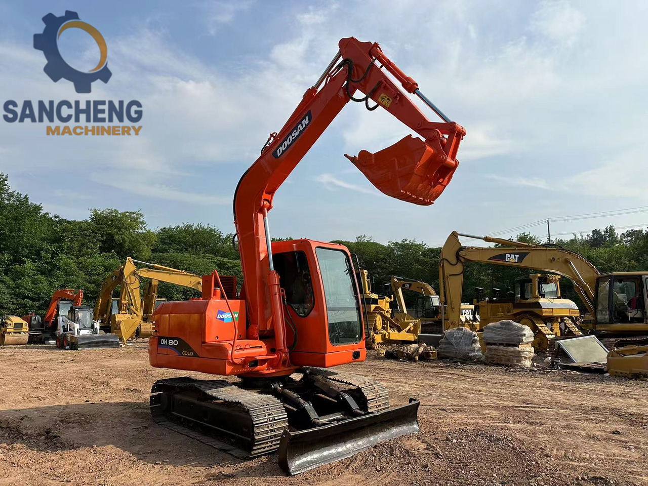 DOOSAN DH80 Mini Excavator - Excavator pe şenile: Foto 3 DOOSAN DH80 Mini Excavator - Excavator pe şenile: Foto 3