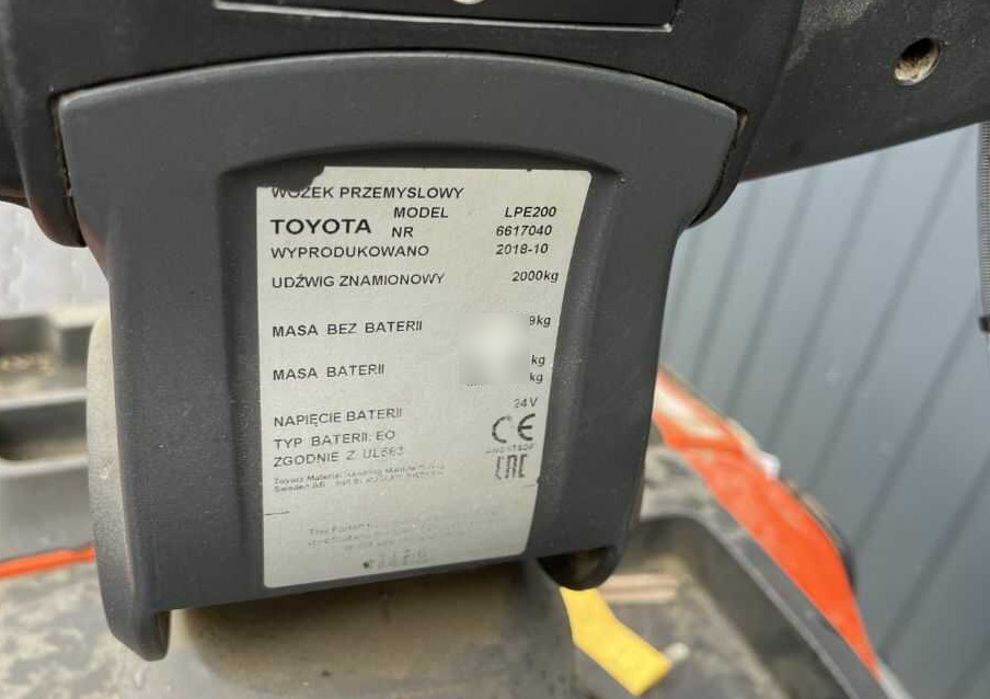 BT LPE200 - Transpalet manual: Foto 4 BT LPE200 - Transpalet manual: Foto 4