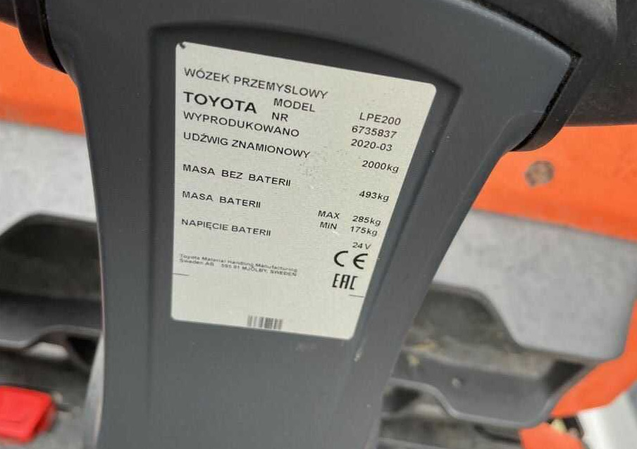 BT LPE200 - Transpalet manual: Foto 4 BT LPE200 - Transpalet manual: Foto 4