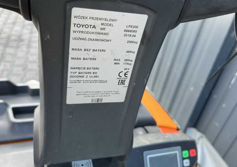 BT LPE200 - Transpalet manual: Foto 4 BT LPE200 - Transpalet manual: Foto 4