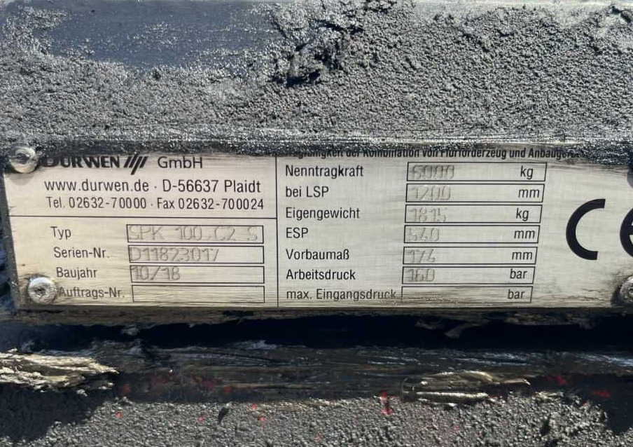 Durwen SPK100 C2S - Furci pentru Motostivuitor: Foto 2 Durwen SPK100 C2S - Furci pentru Motostivuitor: Foto 2