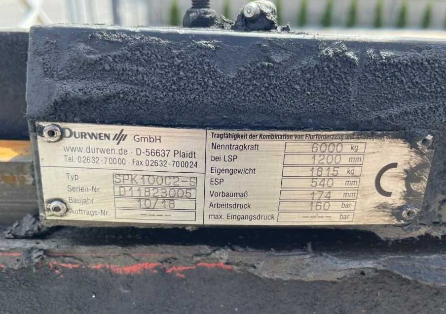 Durwen SPK100C2-S - Furci pentru Motostivuitor: Foto 4 Durwen SPK100C2-S - Furci pentru Motostivuitor: Foto 4