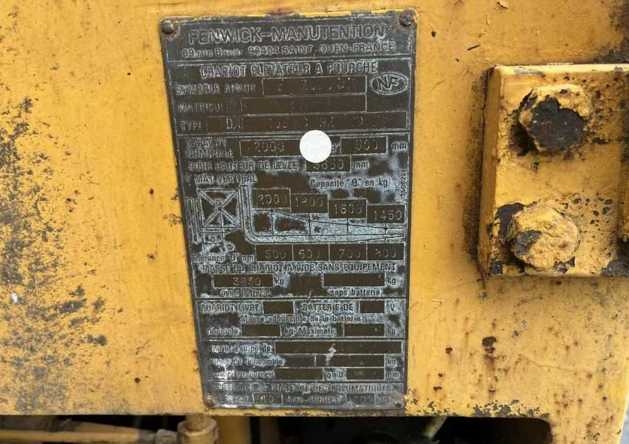 Fenwick DAP205 - Stivuitor diesel: Foto 4 Fenwick DAP205 - Stivuitor diesel: Foto 4