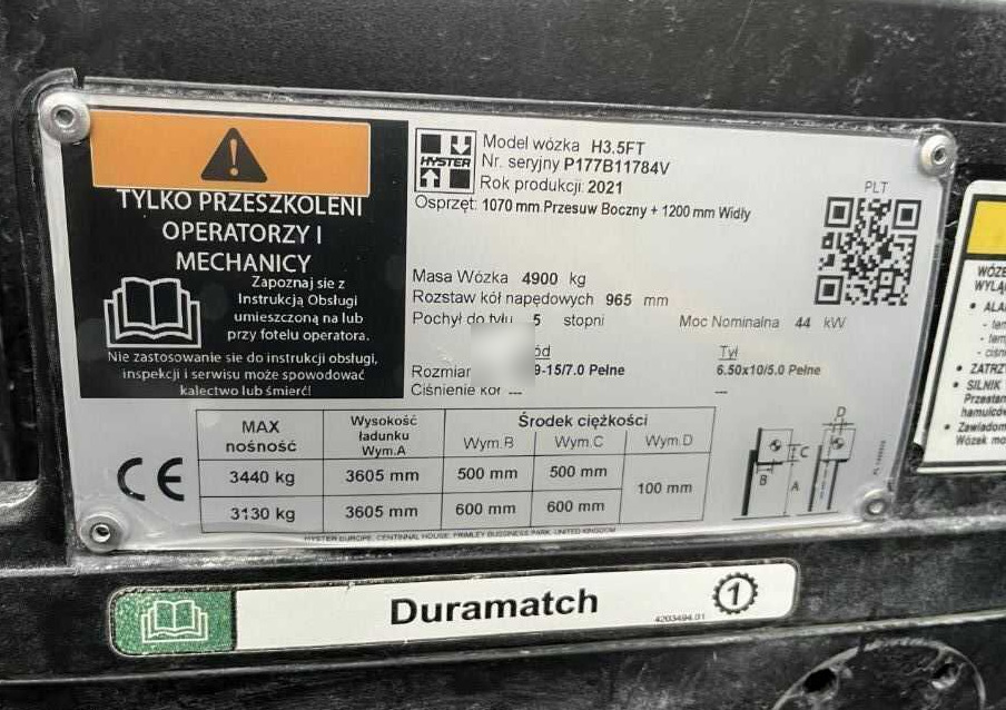 Hyster H3.5FT - Stivuitor GPL: Foto 4 Hyster H3.5FT - Stivuitor GPL: Foto 4