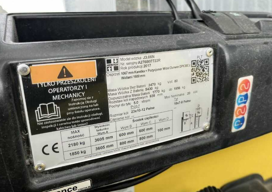Hyster J3.0XN - Electrostivuitor: Foto 4 Hyster J3.0XN - Electrostivuitor: Foto 4