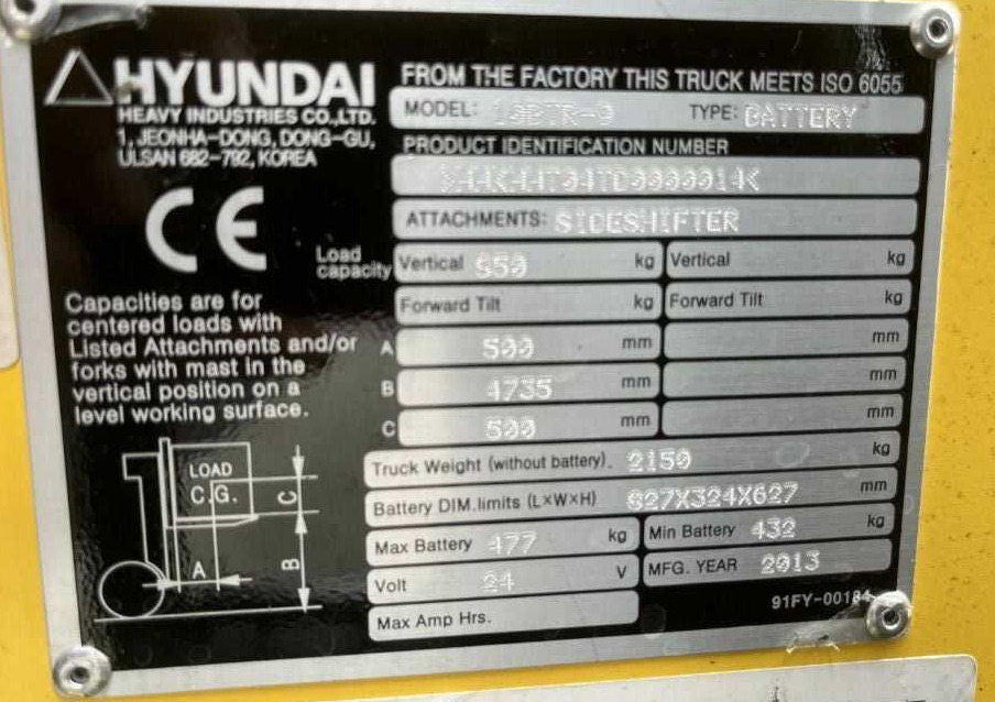 Hyundai 10BTR-9 - Electrostivuitor: Foto 4 Hyundai 10BTR-9 - Electrostivuitor: Foto 4