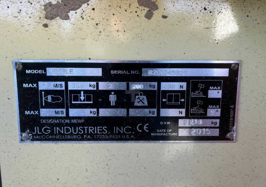 JLG 4069LE - Platforma foarfeca: Foto 4 JLG 4069LE - Platforma foarfeca: Foto 4