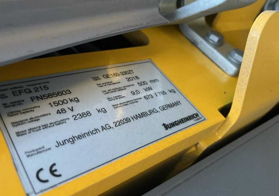 Jungheinrich EFG215 - Electrostivuitor: Foto 4 Jungheinrich EFG215 - Electrostivuitor: Foto 4