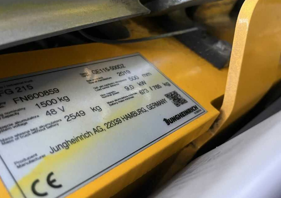 Jungheinrich EFG215 - Electrostivuitor: Foto 4 Jungheinrich EFG215 - Electrostivuitor: Foto 4